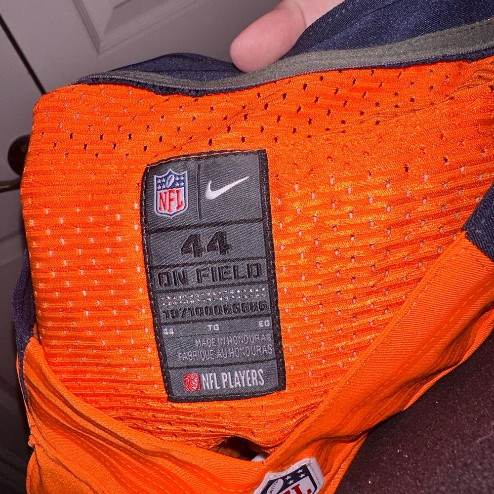 Men's Denver Broncos Champ Bailey Nike Orange Game Retired Player Jersey